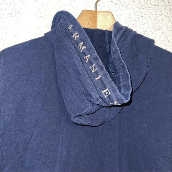 Armani Exchange navy blue hoodie size XL women - Picture 7 of 13